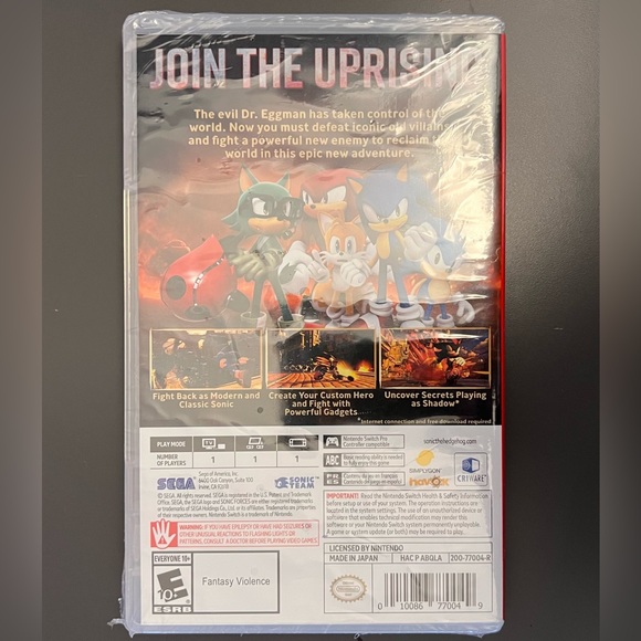 Sonic Forces Nintendo Switch Game - BRAND NEW - Picture 2 of 3